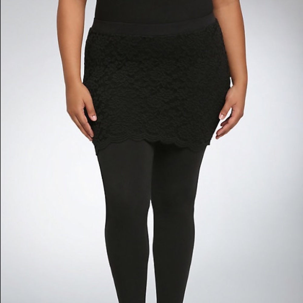 Torrid Lace skirt Leggings